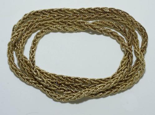 Heel lange Gouden ketting (apart, geen sluiting), Sieraden, Tassen en Uiterlijk, Kettingen, Nieuw, Goud, Goud, Ophalen of Verzenden