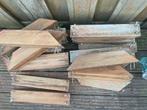 18x Hardhouten schoren, Doe-het-zelf en Verbouw, Hout en Planken, Ophalen, Gebruikt, Minder dan 200 cm, Balk