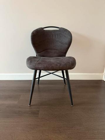 2x eetkamerstoel Talent, antraciet (prijs is voor 2 stoelen) beschikbaar voor biedingen