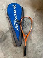 Dunlop squash racket incl 2 balletjes, Ophalen of Verzenden, Zo goed als nieuw, Racket, Met hoes