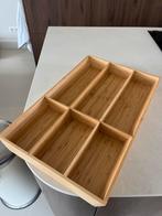 Bamboe Besteklade Inzet, Huis en Inrichting, Keuken | Bestek, Ophalen, Zo goed als nieuw, Hout, Los bestek