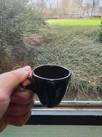 50ct per stuk Espresso kopjes - Piazza D'oro - Zwart -, Ophalen, Rond, Binnen, Zo goed als nieuw