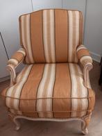 Grote fauteuil okergeel, Huis en Inrichting, Fauteuils, Minder dan 75 cm, Zo goed als nieuw, Ophalen