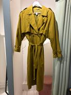 Vintage gevoerde trenchcoat 44, Ophalen of Verzenden, Zo goed als nieuw, Maat 42/44 (L), Geel