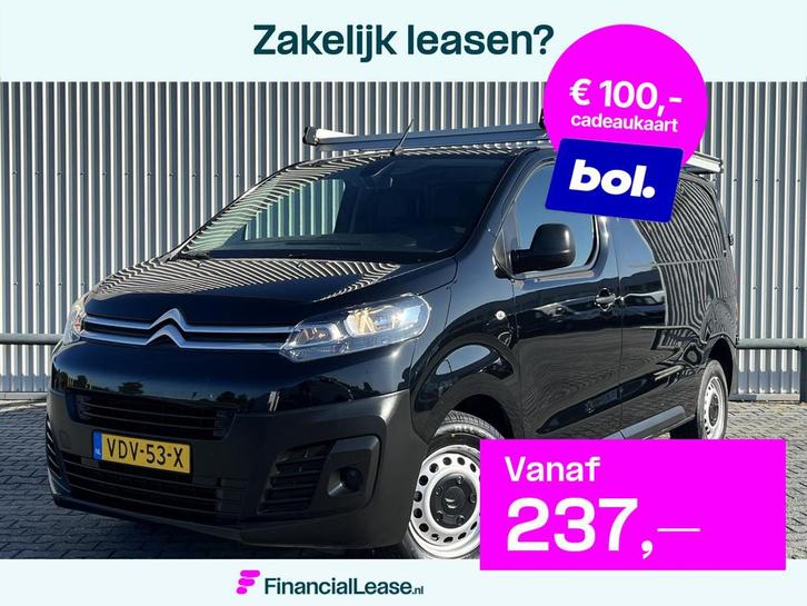 Citroen Jumpy 2.0 BlueHDI 120 M Club*CRUISE*IMPERIAAL*A/C*3P, Auto's, Bestelauto's, Bedrijf, Lease, Financial lease, ABS, Airbags