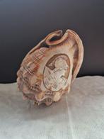 Vintage handmade camee met profiel van Romeinse krijger, Ophalen of Verzenden, Gebruikt, Overige typen