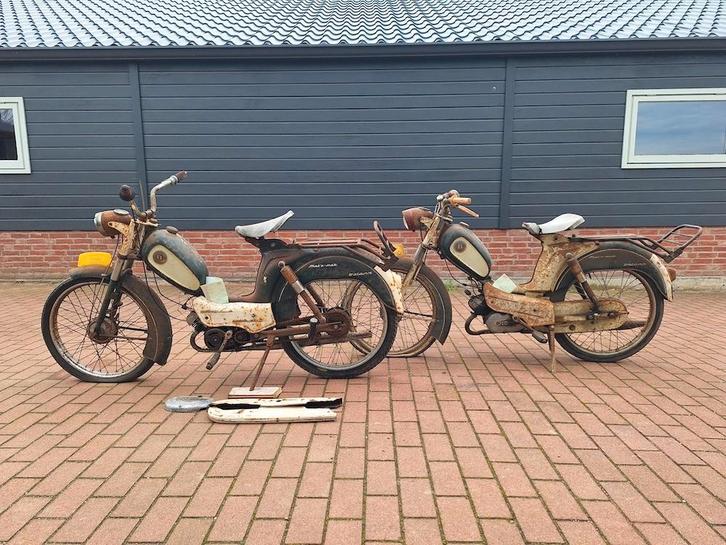 batavus Mot-o-Mat oldtimer brommer 49cc 2-takt met kenteken, Fietsen en Brommers, Brommers | Oldtimers, Batavus, Ophalen