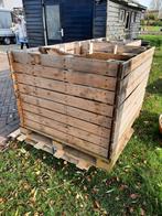 2 x houten krat, Tuin en Terras, Haardhout, Minder dan 3 m³, Ophalen