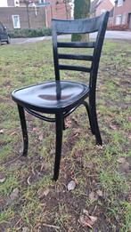 12 cafe thonet bistro stoelen gebogen hout zwart partij, Ophalen of Verzenden