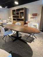 Eettafel ovaal | luxe eettafel ovaal | Walnoot bruin, Huis en Inrichting, Stoelen, Bruin, Nieuw, Ophalen of Verzenden, X