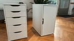 IKEA Alex opbergmeubel & ladenblok wit, Ophalen, Overige materialen, Minder dan 50 cm, Gebruikt