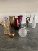 Te koop vazen en schaal, Ophalen, Gebruikt, Overige kleuren, Glas