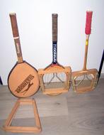 2 vintage houten rackets met spanners. Izgs., Sport en Fitness, Tennis, Overige merken, Racket, Gebruikt, Ophalen of Verzenden