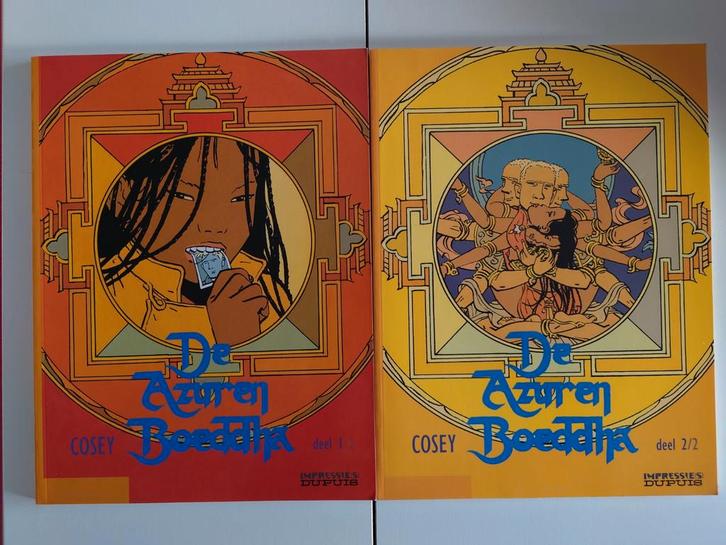 De Azuren Boeddha 1-2 sc Dupuis - Complete Set, Boeken, Stripboeken, Zo goed als nieuw, Meerdere stripboeken, Ophalen of Verzenden
