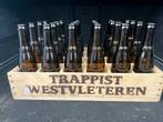 Westvleteren klassiek houten krat met flessen, Verzamelen, Biermerken, Nieuw, Ophalen
