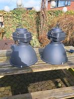 Industriële zwarte hanglampen 2 stuks!!!, Huis en Inrichting, Lampen | Hanglampen, Ophalen, Overige materialen, Zo goed als nieuw