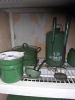 Vintage / grootmoeders tijd / geëmailleerd / partijtje, Ophalen of Verzenden