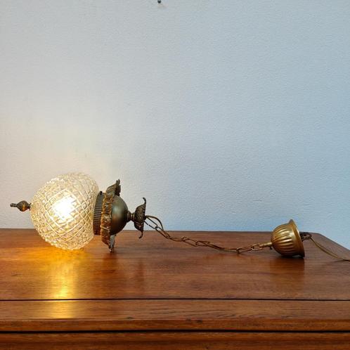 Vintage Mid-Century Hollywood Regency hanglamp plafondlamp 2, Huis en Inrichting, Lampen | Hanglampen, Zo goed als nieuw, Ophalen of Verzenden