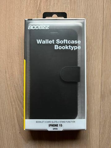 Accezz IPhone 15 wallet Softcase - Nieuw