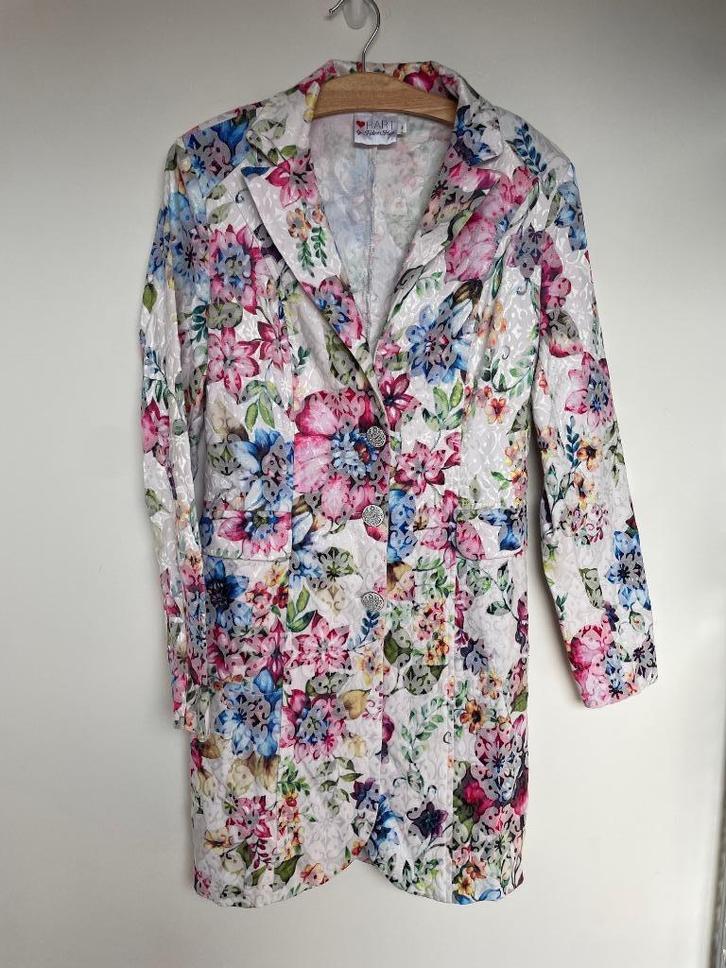 Helena Hart floral lange blazer bloemen maat 36, Kleding | Dames, Jasjes, Kostuums en Pakken, Zo goed als nieuw, Jasje, Maat 36 (S)