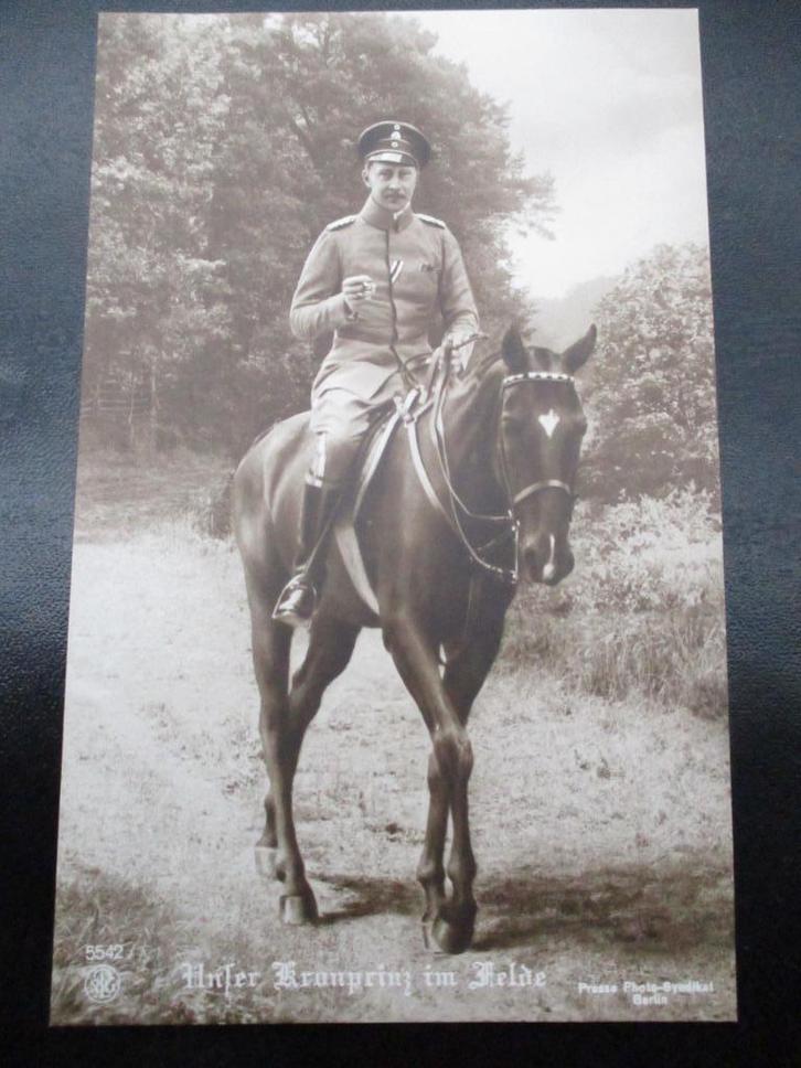 Postkaart Kronprinz Wilhelm #11, Verzamelen, Militaria | Algemeen, Landmacht, Foto of Poster, Duitsland, Verzenden