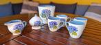 Hortensia servies Jet (by Ter Steege), Huis en Inrichting, Keuken | Servies, Ophalen, Zo goed als nieuw, Overige stijlen, Kop(pen) en/of Schotel(s)