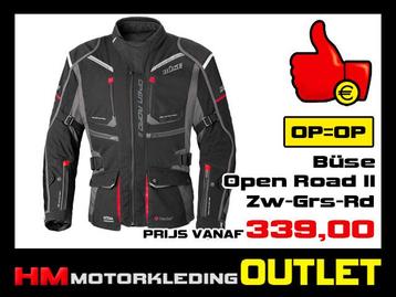 Textiel motorjas Buse Open Road II All-Season - Zw-Grs-Rd beschikbaar voor biedingen