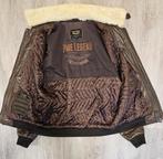 PME Legend buffel leren Hudson Bomber piloten jas (XL) bruin, Kleding | Heren, Jassen | Winter, Bruin, Maat 56/58 (XL), Ophalen of Verzenden