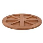 Teakhouten terras tafelblad rond 70 cm, 50 tot 100 cm, Nieuw, Teakhout, Rond