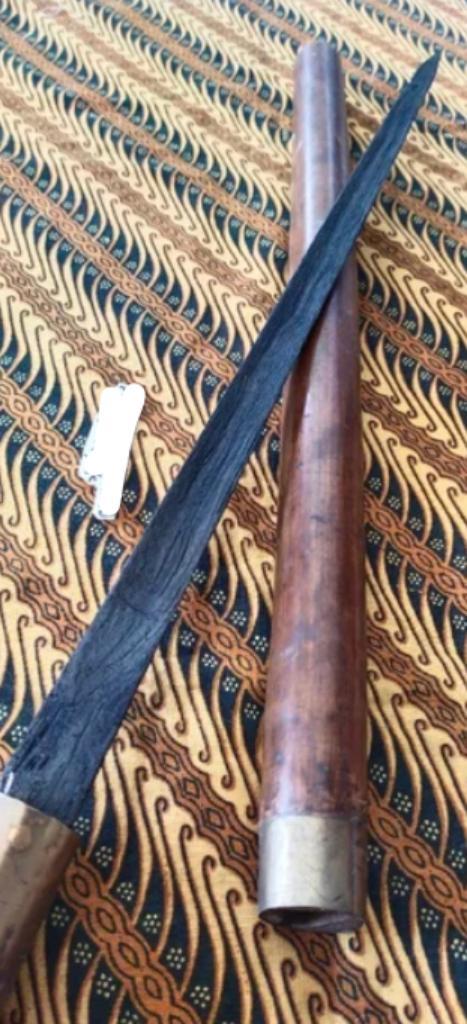 Antieke Zeldzame Tombak Speer Buntut Mimi Cipir 3 TAC45, Antiek en Kunst, Kunst | Niet-Westerse kunst, Verzenden