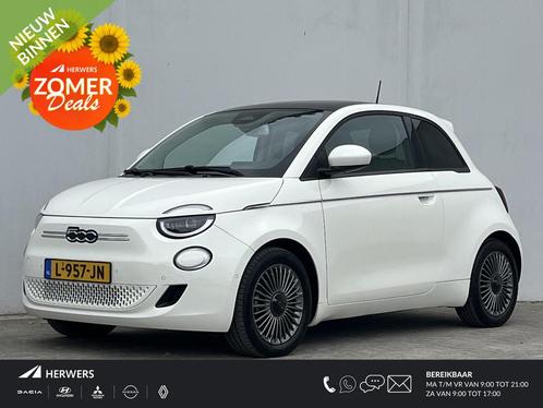 Fiat 500 Icon 42 kWh / Panoramadak / Apple Carplay Android A, Auto's, Fiat, Bedrijf, Te koop, ABS, Airbags, Airconditioning, Alarm