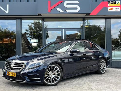Mercedes-Benz S-klasse 350 AMG Prestige Plus Pano Burmester, Auto's, Mercedes-Benz, Bedrijf, Te koop, S-Klasse, 360° camera, ABS