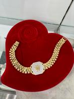 Prachtige 14 karaats gouden rolex design armband, Sieraden, Tassen en Uiterlijk, Armbanden, Ophalen of Verzenden, Nieuw, Goud
