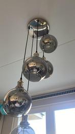 Home-Heaven Smoke Glas Hanglampen Rond 5 Lichts, Ophalen of Verzenden, Zo goed als nieuw, Glas, 75 cm of meer
