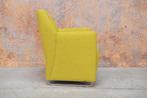 ZGANieuw groengele stoffen Leolux Galathea design fauteuil, Leolux, Leolux, Design, 75 tot 100 cm