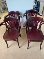 Houten stoelen - set van 4, Ophalen, Bruin, Vintage, Nieuw