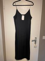 H&M zwarte maxi jurk met strass schouderbandjes maat L, Kleding | Dames, H&M, Zwart, Maat 42/44 (L), Ophalen of Verzenden