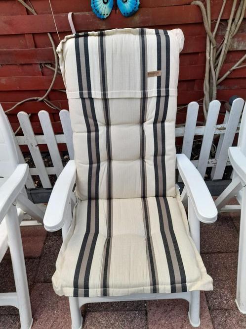 Tuinkussen per  4 stuks, Tuin en Terras, Tuinstoelen, Zo goed als nieuw, Ophalen
