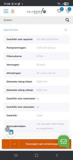 JBL Cristalprofi e 1502 buitenfilter, Ophalen, Zo goed als nieuw, Filter of Co2