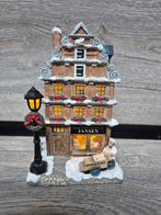 Typische hollands bakkerij verlicht kerstdorp kersthuisjes, Ophalen of Verzenden, Zo goed als nieuw
