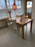 IKEA Ingolf stoelen 4x, Huis en Inrichting, Stoelen, Ophalen, Zo goed als nieuw, Wit, Vier
