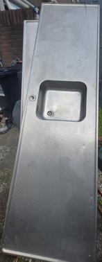 Rvs aanrechtblad 212-60 cm, Ophalen, Gebruikt, 50 tot 75 cm, Minder dan 100 cm