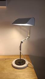 grote vintage bureaulamp industrieel design Oost-Duits DDR, Gebruikt, 50 tot 75 cm, Ophalen of Verzenden, Metaal