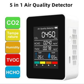 Luchtkwaliteit meter CO2 TVOC HCHO ++ beschikbaar voor biedingen