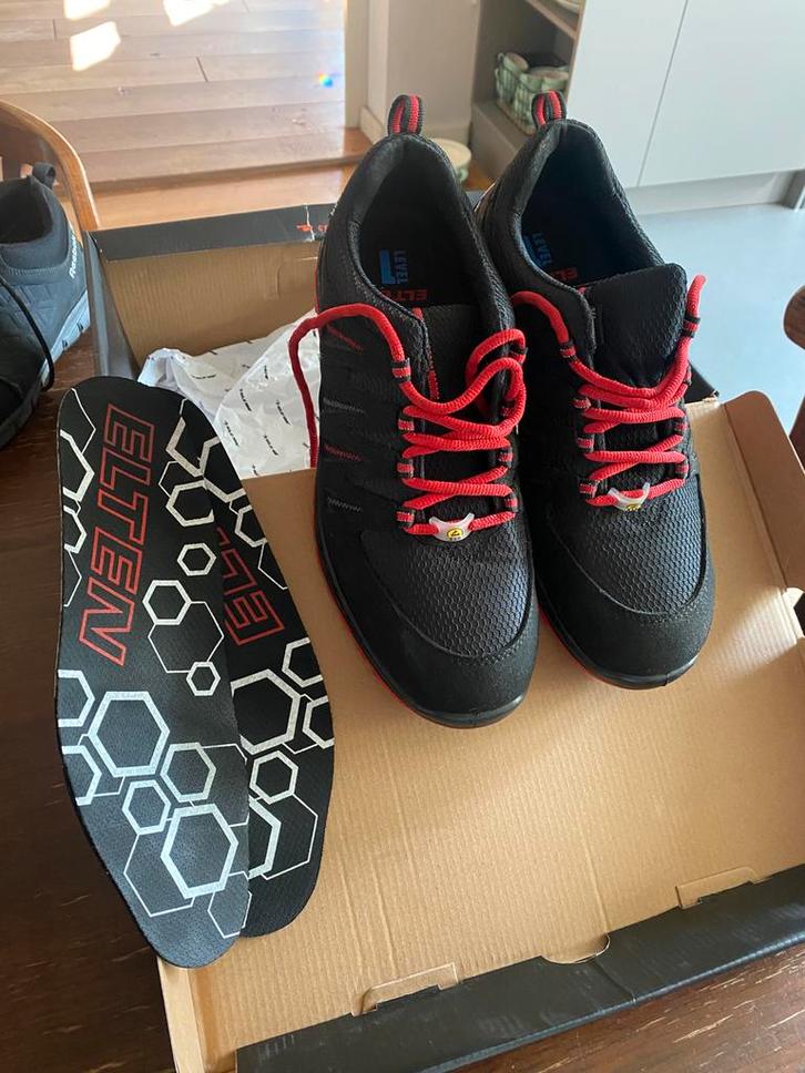 Veiligheidsschoenen 43 Elten Maddox, Doe-het-zelf en Verbouw, Veiligheidskleding, Zo goed als nieuw, Ophalen of Verzenden