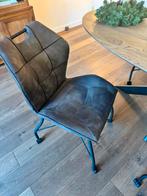 4 Stoelen op Wieltjes - Zo Goed Als Nieuw!, Huis en Inrichting, Stoelen, Ophalen, Bruin, Zo goed als nieuw, Vier