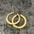 14 karaat gouden oorbellen versace model, Ophalen of Verzenden