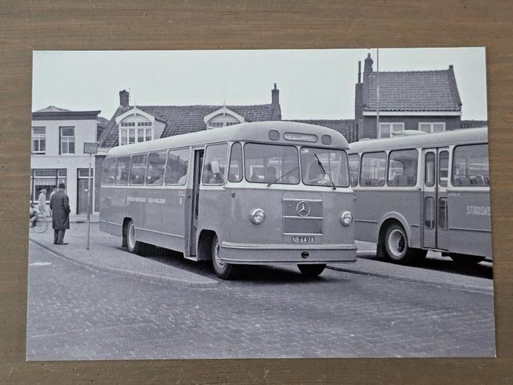 Foto BUS Stadsdienst Den Helder Van der Wijst 8, Verzamelen, Spoorwegen en Tramwegen, Gebruikt, Bus of Metro, Overige typen, Verzenden