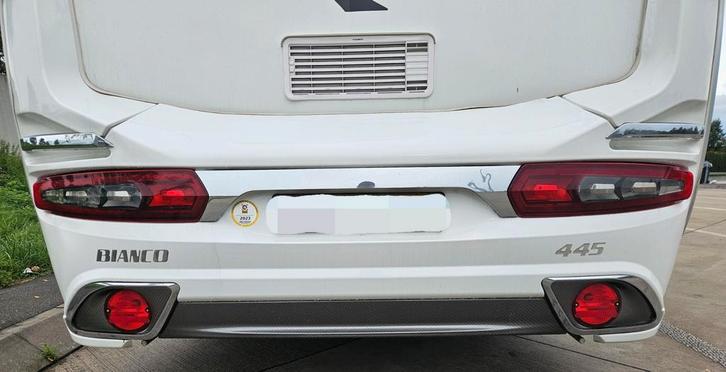 Fendt Caravan Achterbumper, Achterlichtdrager, Lichte schade, Caravans en Kamperen, Caravan accessoires, Gebruikt, Ophalen