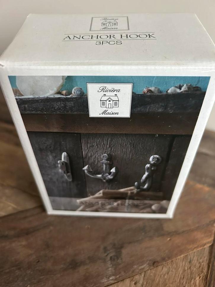 Riviera Maison Anker Haken - Nieuw in Doos!, Huis en Inrichting, Woonaccessoires | Overige, Nieuw, Ophalen of Verzenden